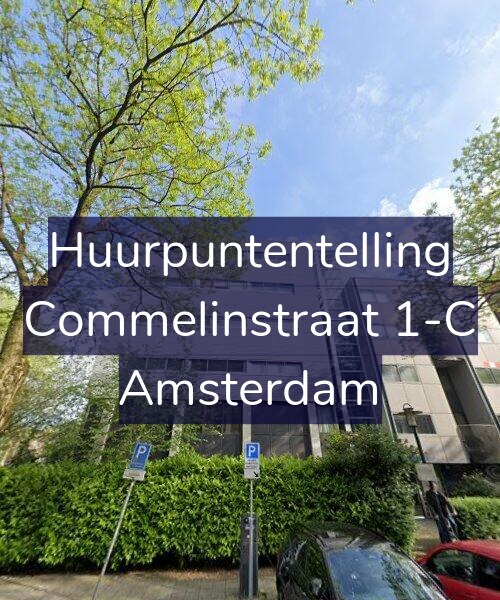 Foto gevel Huurpuntentelling voor Commelinstraat 1-C, Amsterdam