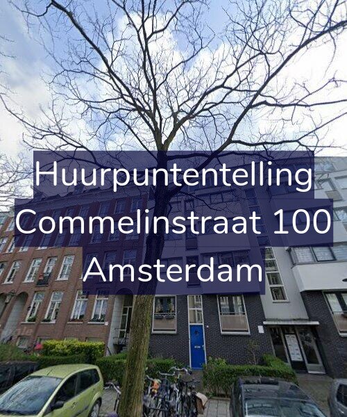 Foto gevel Huurpuntentelling voor Commelinstraat 100, Amsterdam