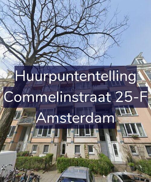 Foto gevel Huurpuntentelling voor Commelinstraat 25-F, Amsterdam