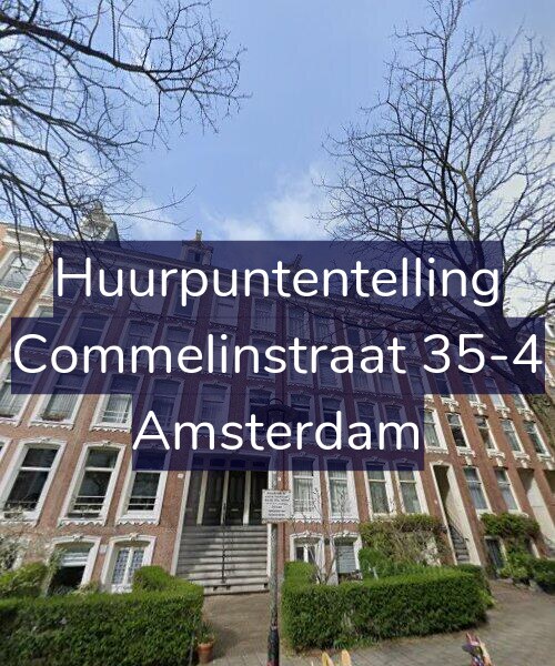 Foto gevel Huurpuntentelling voor Commelinstraat 35-4, Amsterdam