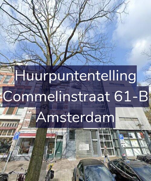 Foto gevel Huurpuntentelling voor Commelinstraat 61-B, Amsterdam