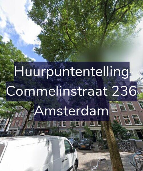 Foto gevel Huurpuntentelling voor Commelinstraat 236, Amsterdam