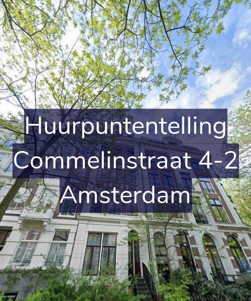 Foto gevel Huurpuntentelling voor Commelinstraat 4-2, Amsterdam