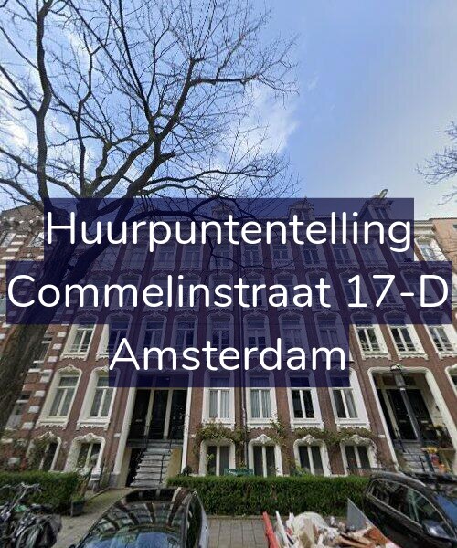 Foto gevel Huurpuntentelling voor Commelinstraat 17-D, Amsterdam