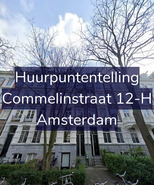 Foto gevel Huurpuntentelling voor Commelinstraat 12-H, Amsterdam