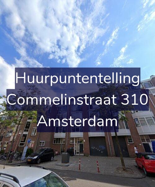 Foto gevel Huurpuntentelling voor Commelinstraat 310, Amsterdam