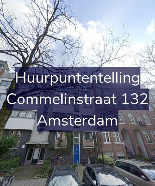 Foto gevel Huurpuntentelling voor Commelinstraat 132, Amsterdam