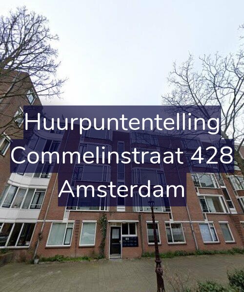Foto gevel Huurpuntentelling voor Commelinstraat 428, Amsterdam