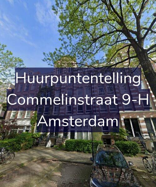 Foto gevel Huurpuntentelling voor Commelinstraat 9-H, Amsterdam