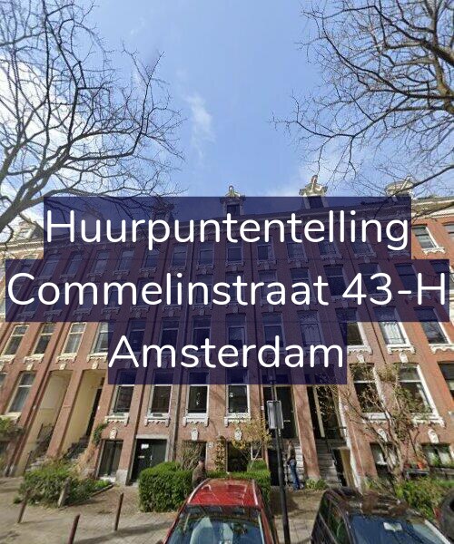 Foto gevel Huurpuntentelling voor Commelinstraat 43-H, Amsterdam