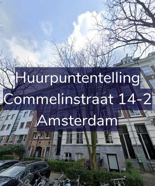 Foto gevel Huurpuntentelling voor Commelinstraat 14-2, Amsterdam