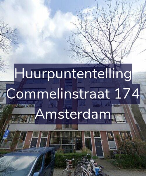 Foto gevel Huurpuntentelling voor Commelinstraat 174, Amsterdam
