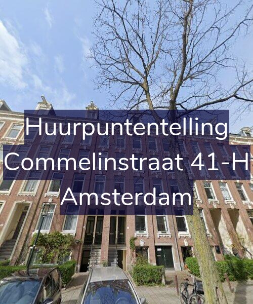 Foto gevel Huurpuntentelling voor Commelinstraat 41-H, Amsterdam