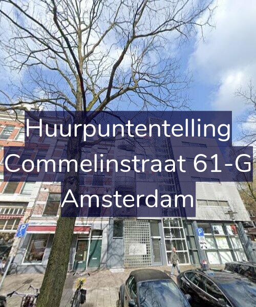 Foto gevel Huurpuntentelling voor Commelinstraat 61-G, Amsterdam