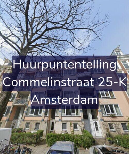 Foto gevel Huurpuntentelling voor Commelinstraat 25-K, Amsterdam