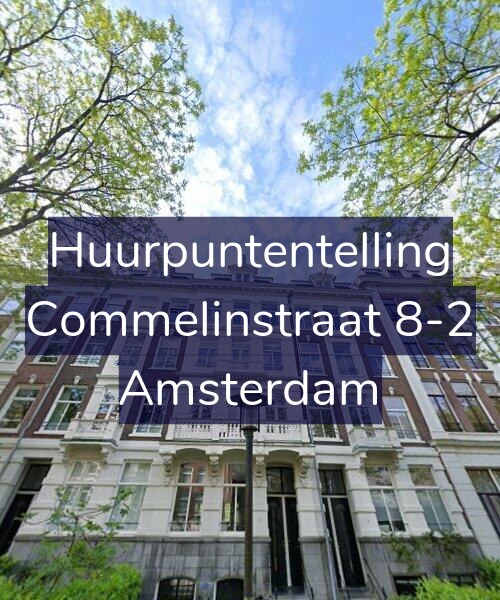 Foto gevel Huurpuntentelling voor Commelinstraat 8-2, Amsterdam