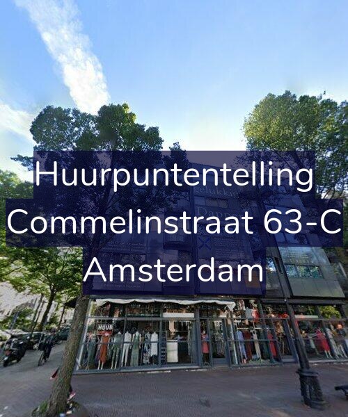 Foto gevel Huurpuntentelling voor Commelinstraat 63-C, Amsterdam