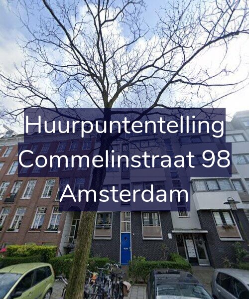 Foto gevel Huurpuntentelling voor Commelinstraat 98, Amsterdam