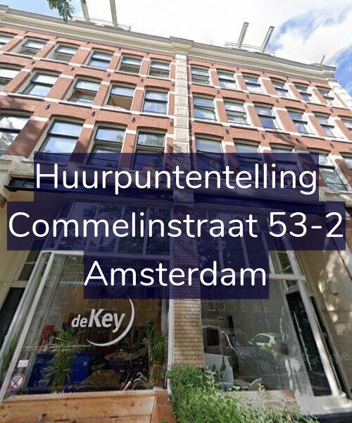 Foto gevel Huurpuntentelling voor Commelinstraat 53-2, Amsterdam