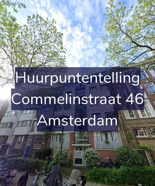 Foto gevel Huurpuntentelling voor Commelinstraat 46, Amsterdam