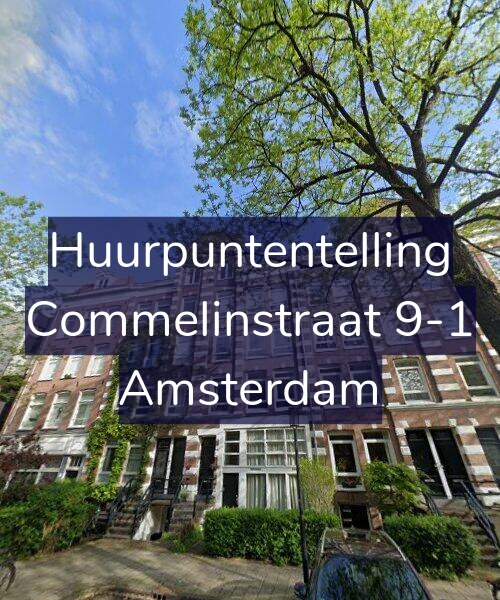 Foto gevel Huurpuntentelling voor Commelinstraat 9-1, Amsterdam