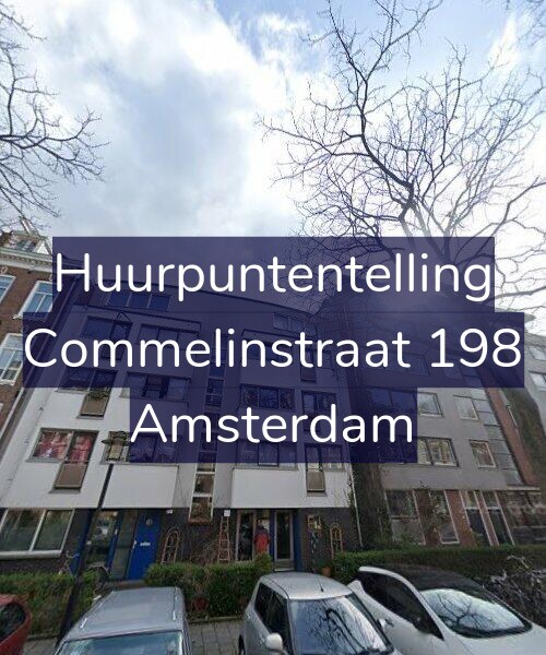 Foto gevel Huurpuntentelling voor Commelinstraat 198, Amsterdam