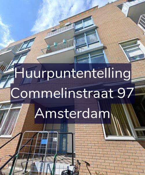 Foto gevel Huurpuntentelling voor Commelinstraat 97, Amsterdam