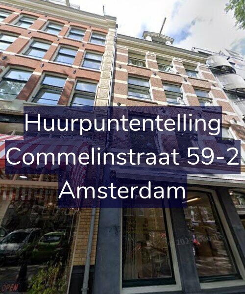 Foto gevel Huurpuntentelling voor Commelinstraat 59-2, Amsterdam
