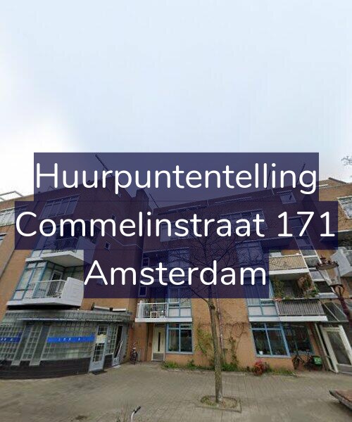 Foto gevel Huurpuntentelling voor Commelinstraat 171, Amsterdam