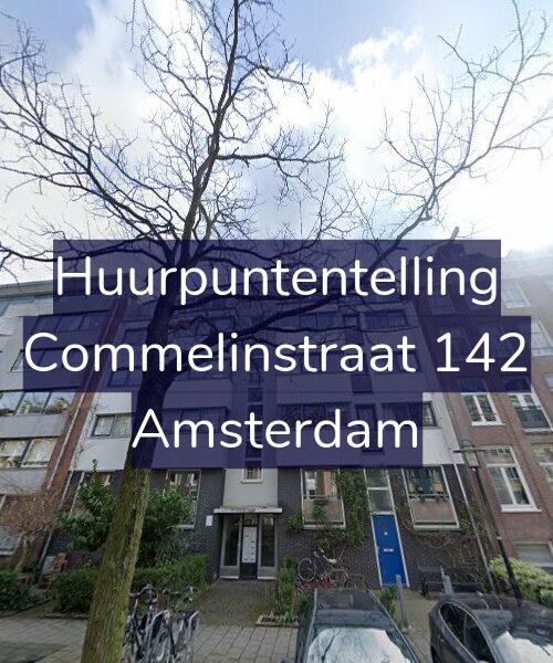 Foto gevel Huurpuntentelling voor Commelinstraat 142, Amsterdam