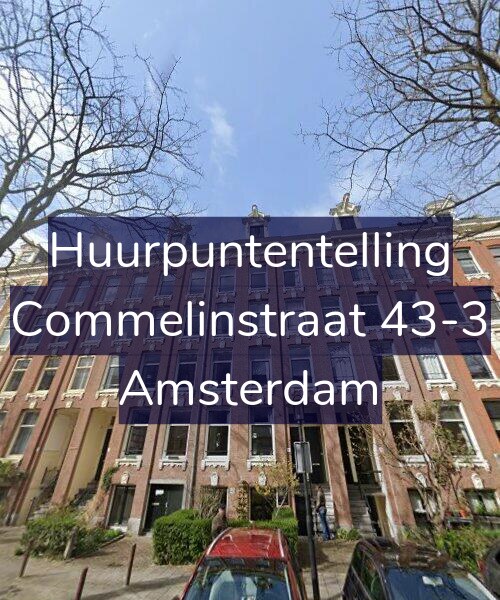 Foto gevel Huurpuntentelling voor Commelinstraat 43-3, Amsterdam