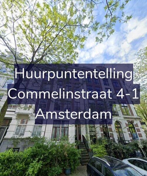 Foto gevel Huurpuntentelling voor Commelinstraat 4-1, Amsterdam