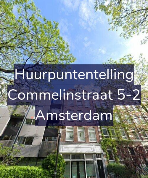 Foto gevel Huurpuntentelling voor Commelinstraat 5-2, Amsterdam