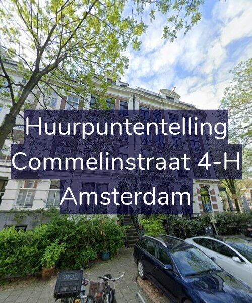 Foto gevel Huurpuntentelling voor Commelinstraat 4-H, Amsterdam