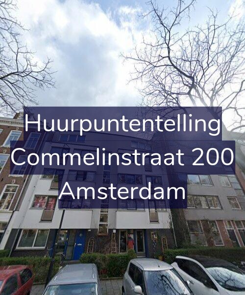 Foto gevel Huurpuntentelling voor Commelinstraat 200, Amsterdam