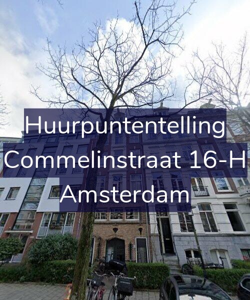 Foto gevel Huurpuntentelling voor Commelinstraat 16-H, Amsterdam