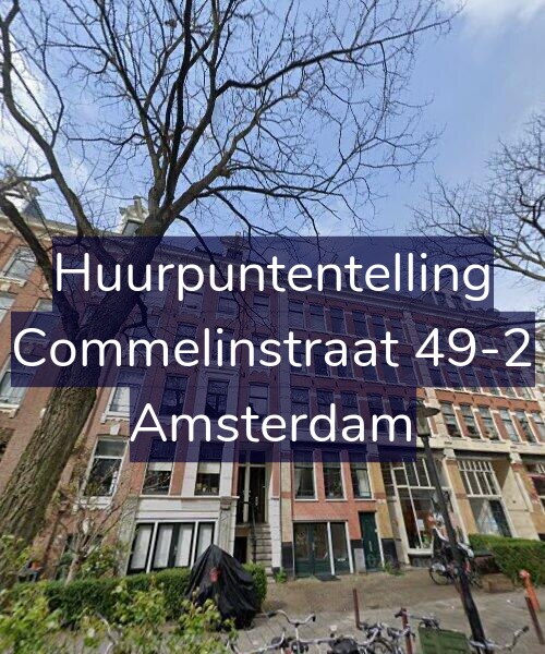 Foto gevel Huurpuntentelling voor Commelinstraat 49-2, Amsterdam