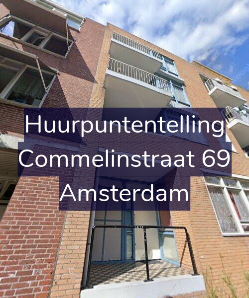 Foto gevel Huurpuntentelling voor Commelinstraat 69, Amsterdam