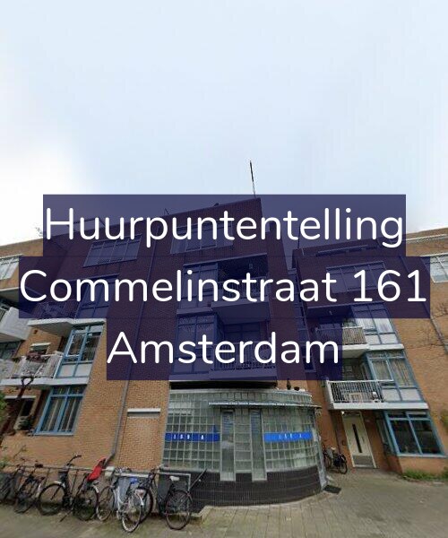 Foto gevel Huurpuntentelling voor Commelinstraat 161, Amsterdam