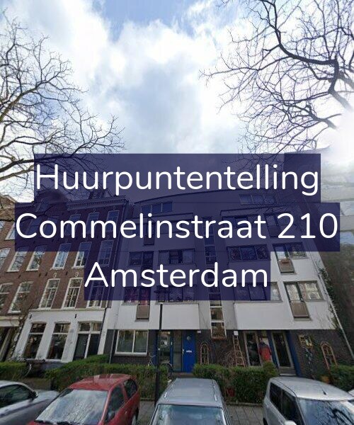 Foto gevel Huurpuntentelling voor Commelinstraat 210, Amsterdam