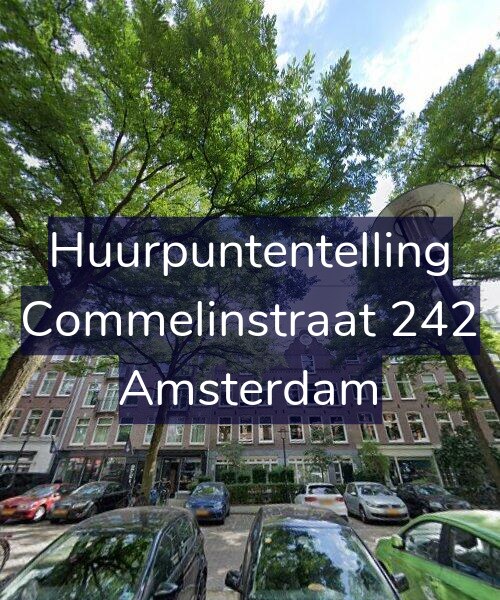 Foto gevel Huurpuntentelling voor Commelinstraat 242, Amsterdam