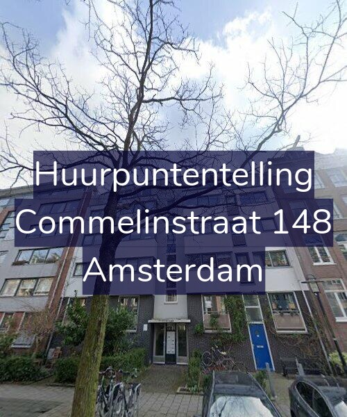 Foto gevel Huurpuntentelling voor Commelinstraat 148, Amsterdam