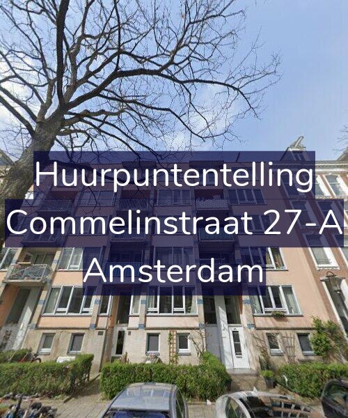 Foto gevel Huurpuntentelling voor Commelinstraat 27-A, Amsterdam