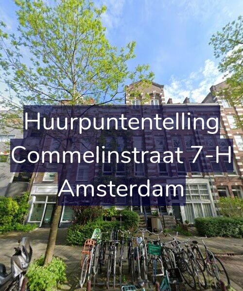 Foto gevel Huurpuntentelling voor Commelinstraat 7-H, Amsterdam