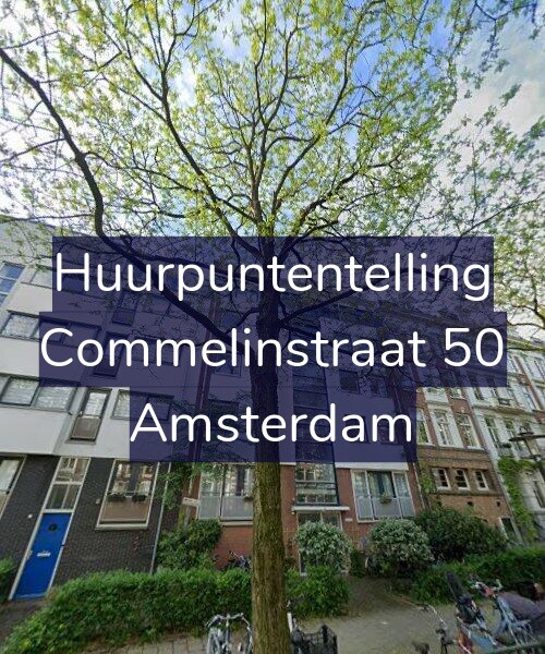 Foto gevel Huurpuntentelling voor Commelinstraat 50, Amsterdam