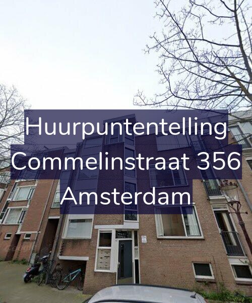 Foto gevel Huurpuntentelling voor Commelinstraat 356, Amsterdam