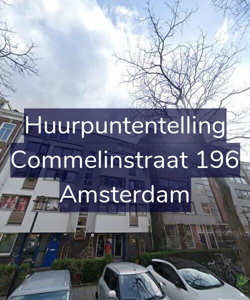 Foto gevel Huurpuntentelling voor Commelinstraat 196, Amsterdam