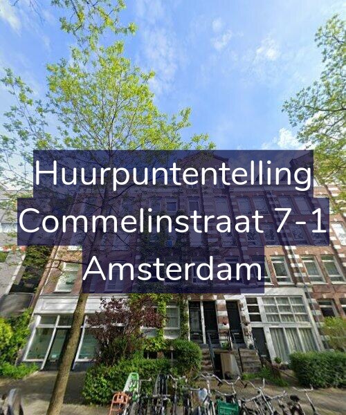 Foto gevel Huurpuntentelling voor Commelinstraat 7-1, Amsterdam