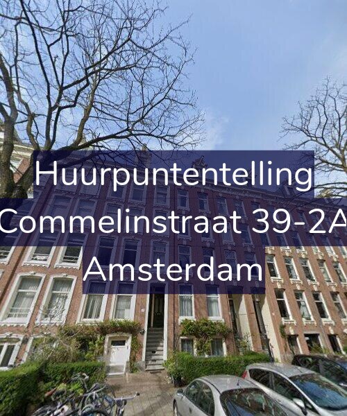 Foto gevel Huurpuntentelling voor Commelinstraat 39-2, Amsterdam