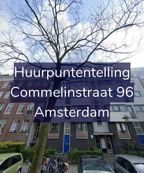Foto gevel Huurpuntentelling voor Commelinstraat 96, Amsterdam